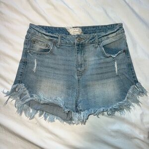denim shorts
